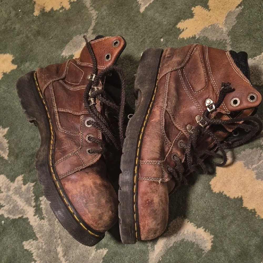 Dr. Martens Distressed Brown Men's Boots